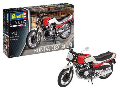 Revell 1:12 Honda CBX 400F motor makett