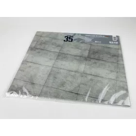   Red Fox Studio 1:35 Concrete Base Rectangular Type 5 380x320mm (Universal)