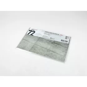   Red Fox Studio 1:72 Concrete Base Rectangular Type 1 250x160mm (Universal)