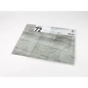   Red Fox Studio 1:72 Concrete Base Rectangular Type 2 300x230mm (Universal)