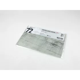   Red Fox Studio 1:72 Concrete Base Square Type 1 250x160mm (Universal)