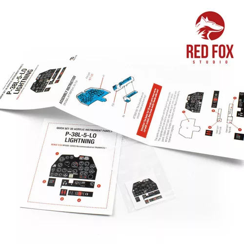 Red Fox Studio 1:32 1/32 P-38L-5-LO Lightning (for Trumpeter kit)