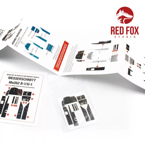 Red Fox Studio 1:32 1/32 Messerschmitt Me262 B-1/U-1 (for Revell kit)