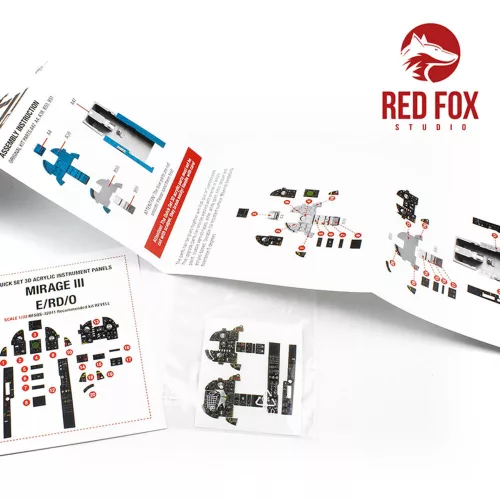 Red Fox Studio 1:32 1/32 Mirage III E/RD/O (for Revell kit)
