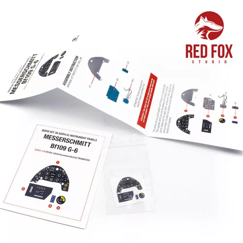 Red Fox Studio 1:32 1/32 Messerschmitt Bf 109G-6 (for Trumpeter kit)