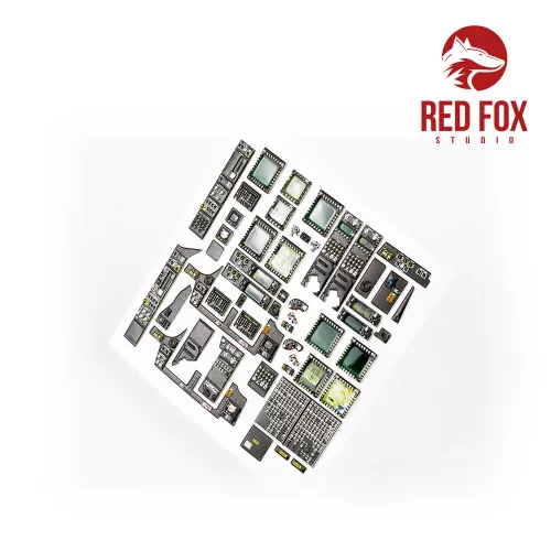 Red Fox Studio 1:35 1/35 AH-64E Apache (for Takom kit)