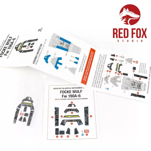 Red Fox Studio 1:35 1/35 Fw 190A-6 with WGr.21 (for Border Model Kit)