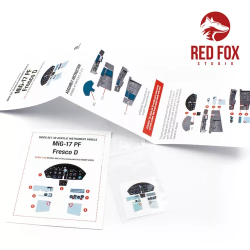 Red Fox Studio 1:48 1/48 MiG-17 PF Fresco D (for Hobby Boss kit)