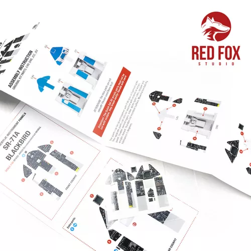 Red Fox Studio 1:48 1/48 SR-71A Blackbird(for Revell kit)