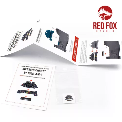 Red Fox Studio 1:48 1/48 Messerschmitt Bf 109E-4/7 (for Tamiya kit)