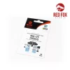 Red Fox Studio 1:48 1/48 MIG 17F Fresco Quick Set 3D Acrylic Instrument Panels (for AMMO Kit)