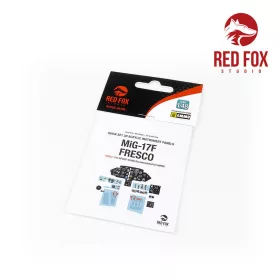   Red Fox Studio 1:48 1/48 MIG 17F Fresco Quick Set 3D Acrylic Instrument Panels (for AMMO Kit)