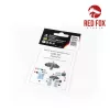 Red Fox Studio 1:48 1/48 MIG 17F Fresco Quick Set 3D Acrylic Instrument Panels (for AMMO Kit)