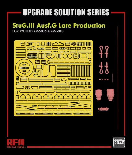 Ryefield model 1:35 Upgrade set for 5086 5088 StuG.III Ausf.G Late