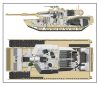 Ryefield model 1:35 M1A1/ A2 Abrams  with Full Interior + festék szettek