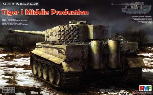 Ryefield model 1:35 Tiger I Middle Production with Full Interior
