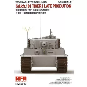 Ryefield model 1:35 Workable track links for Tiger I late