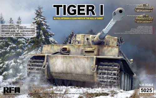 Ryefield model 1:35 Tiger I Witmann full interior - Clear Edition
