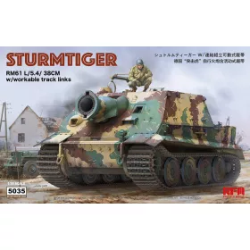 Ryefield model 1:35 Sturmtiger with workable tracks