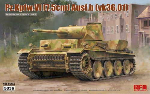 Ryefield model 1:35 Pz.kpfw.VI Ausf.b (vk36.01) w/workable track links