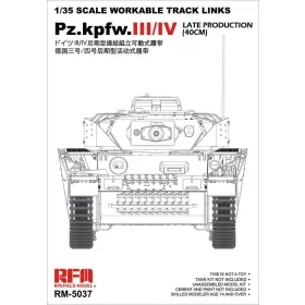   Ryefield model 1:35 Pz.Kpfw.III/IV Late Production (40cm) Tracks