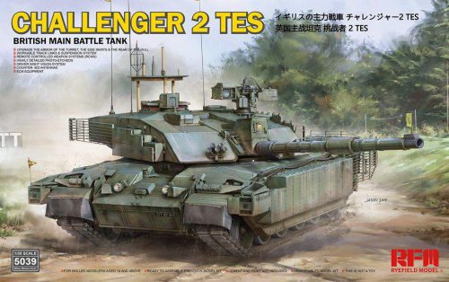 Ryefield model 1:35 British main battle tank Challenger 2 TES w/workable tr