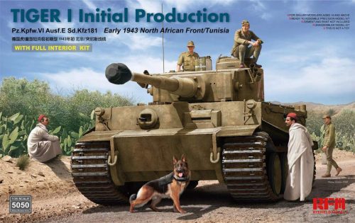 Ryefield model 1:35 Tiger I initial production early 1943 w/full interior