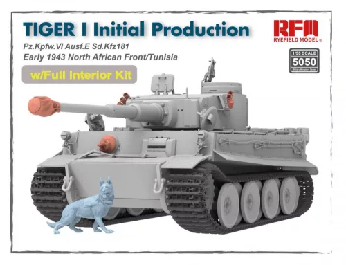Ryefield model 1:35 Tiger I initial production early 1943 w/full interior