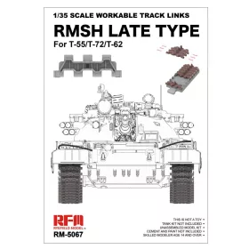   Ryefield model RM5067 1:35 RMSH late type workable track links for T-55/T-72/T62 (Plastic model)