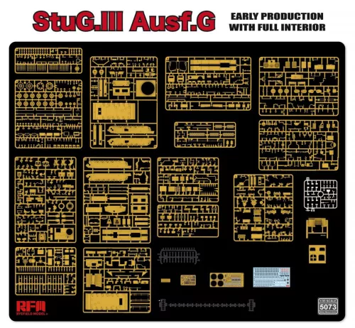 Ryefield model 1:35 StuG. III Ausf. G Early Production with full interior & workable track links