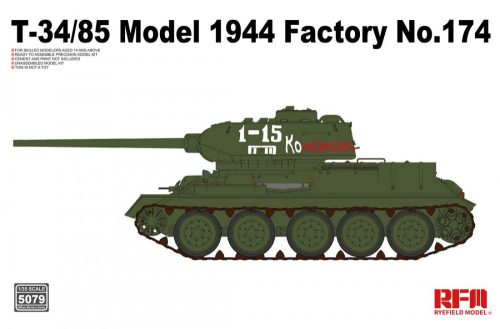 Ryefield model 1:35 T-34/85 Model 1944 Factory No.174