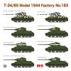 Ryefield model 1:35 T-34/85 Model 1944 Factory No.183