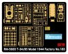 Ryefield model 1:35 T-34/85 Model 1944 Factory No.183