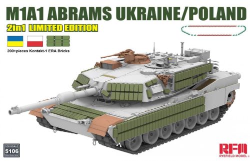 Ryefield model RM5106 1:35 M1A1 Abrams Ukraine/Poland 2in1 Limited Edition