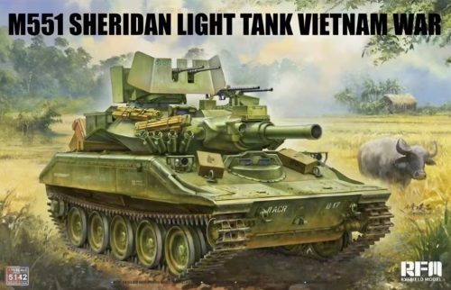 Ryefield model 5142 1:35 M551 Light Tank SHERIDAN Vietnam War