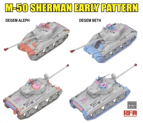 Ryefield model 1:35 M-50 Sherman Early Pattern