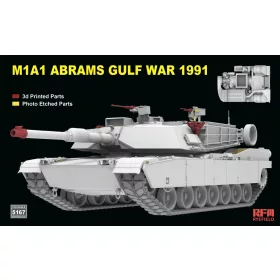   Ryefield model 1:35 M1A1 Abrams Gulf War 1991, w/engine compartment