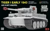 Ryefield model 1:35 Tiger I early 43, Kurt Knispel, with engine and workable tracks