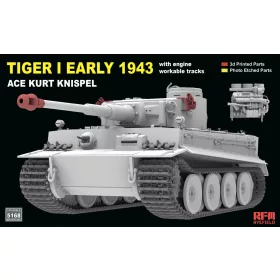   Ryefield model 1:35 Tiger I early 43, Kurt Knispel, with engine and workable tracks