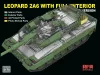 Ryefield model 1:35 Leopard 2 A6 MBT with FULL INTERIOR - clear edition