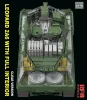 Ryefield model 1:35 Leopard 2 A6 MBT with FULL INTERIOR - clear edition