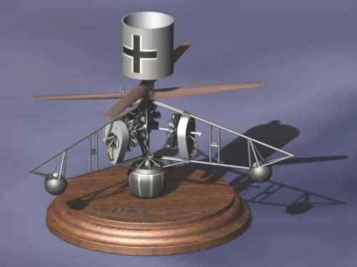 Roden 1:72 PKZ-2 Austro-Hungarian Helicopter World War 1