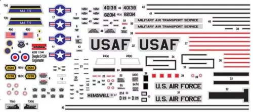 Roden 1:144 Douglas C-133 w/PGM 17 Thor IRBM