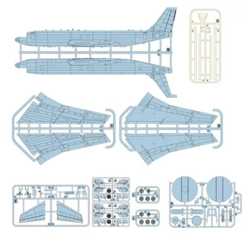 Roden 1:144 Boeing E-3 Sentry AWACS