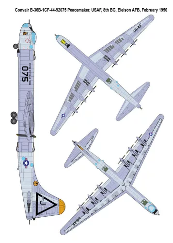Roden 1:144 Convair B-36B Peacemaker (Early)