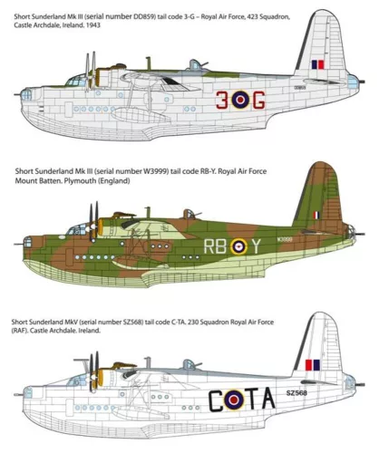 Roden 1:144 Short S.25 Sunderland Mark III/V
