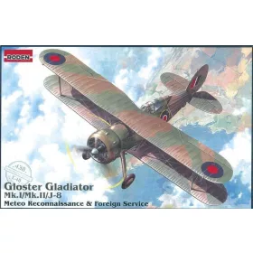   Roden 1:48 Gloster Gladiator Mk.I/Mk.II/J-8 Meteo Reconnaissance