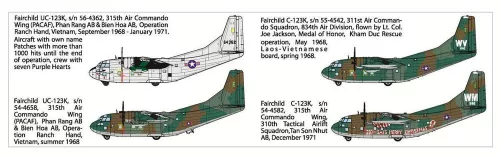Roden 1:72 Fairchild C-123K/UC-123K