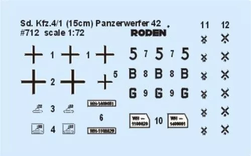 Roden 1:72 Sd.Kfz. 4/1 Panzerwerfer 42 (early)