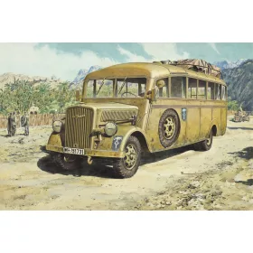 Roden 1:72 Opel Blitz Omnibus model W.39 Ludewig-bu